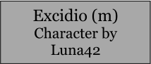 Excidio (m) Character by Luna42