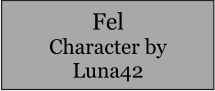 Fel Character by Luna42