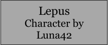 Lepus Character by Luna42