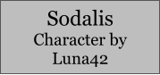 Sodalis Character by Luna42