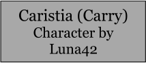 Caristia (Carry) Character by Luna42