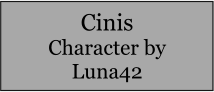 Cinis Character by Luna42