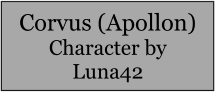 Corvus (Apollon) Character by Luna42